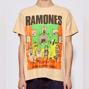 Authentic MADEWORN Ramones ‘Happy Family’ T-Shirt Top, Ltd Edition, Unisex Med
